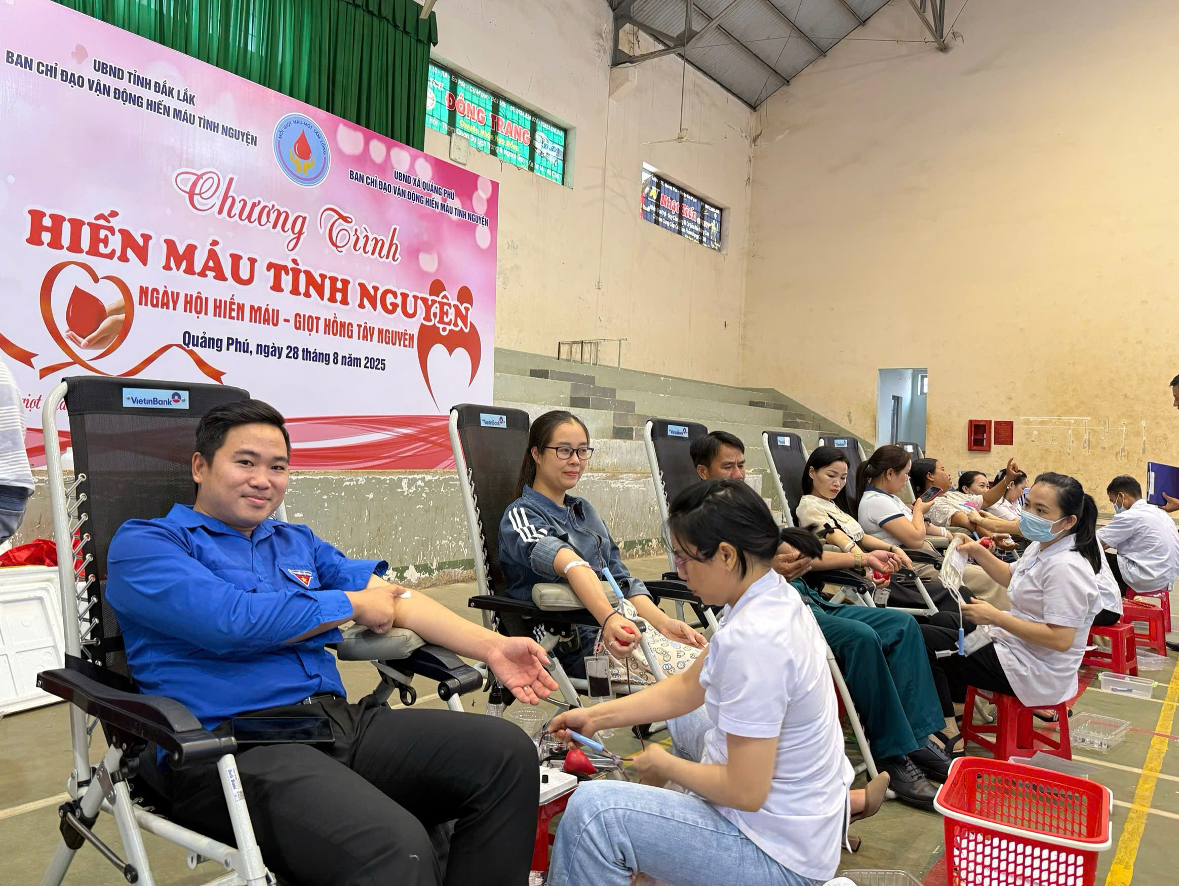 Quảng Phú thu được 535 đơn vị máu từ Chương trình  “Hiến máu tình nguyện”